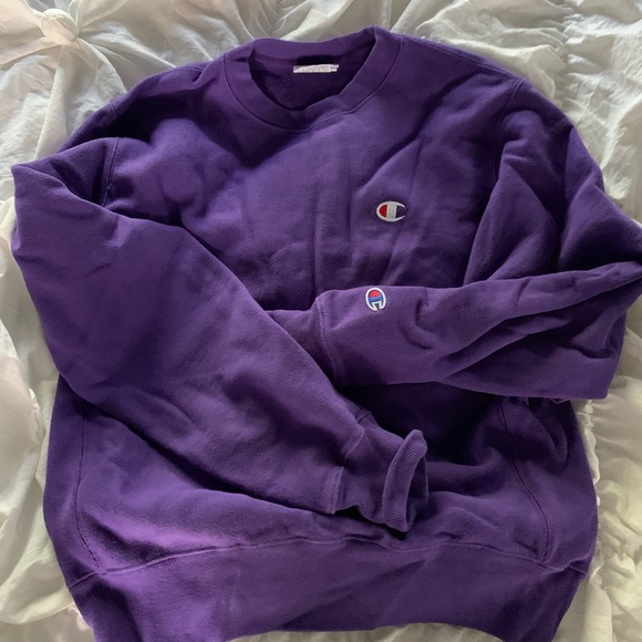 champion reverse weave purple